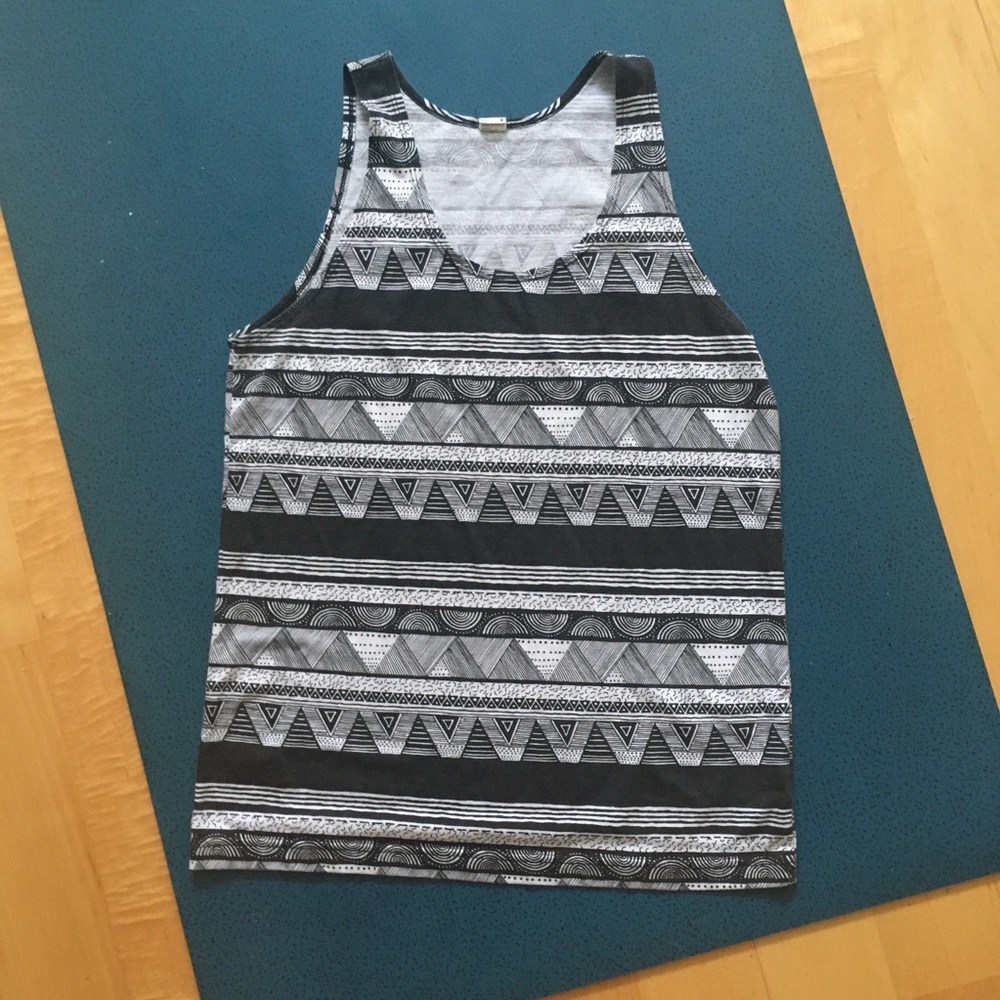 American apparel patterned tank top